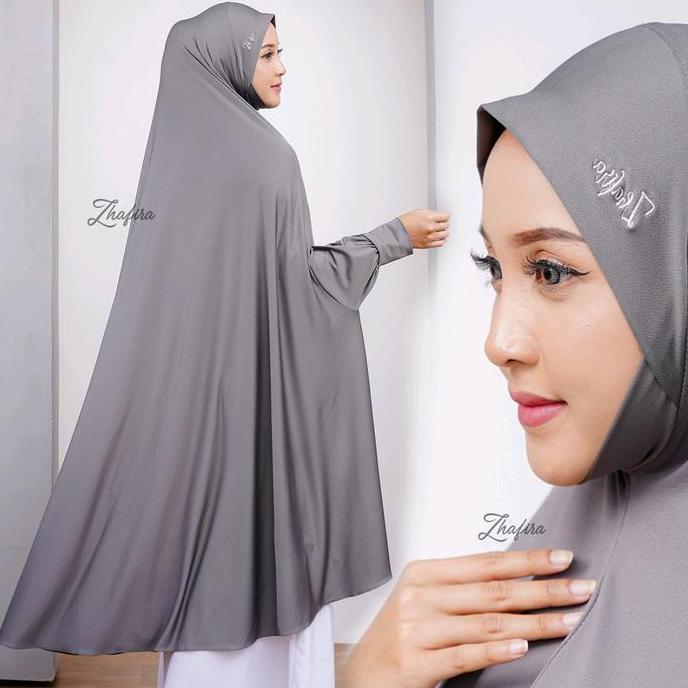 Thegirlrelig- Almira Lengan Polos Jumbo Hijab Jersey  Nyaman Dipakai By Zhafira Hijab