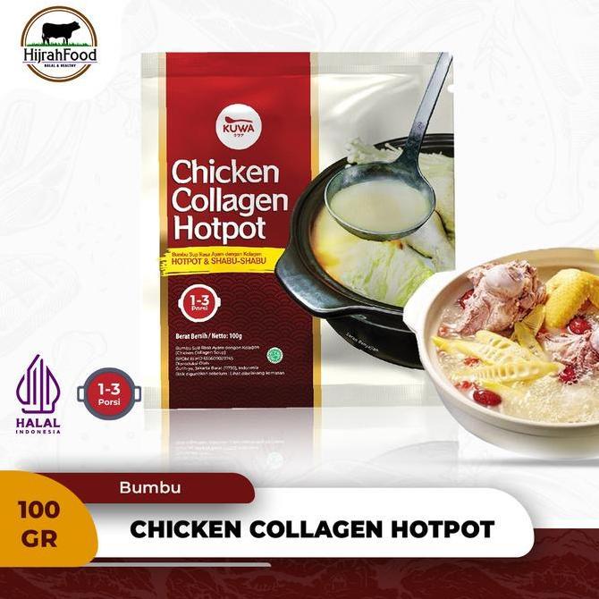 Lezat- Kuwa Chicken Collagen Hotpot | Kuah Shabu Kaldu Sup Kolagen Ayam - 100 Gr