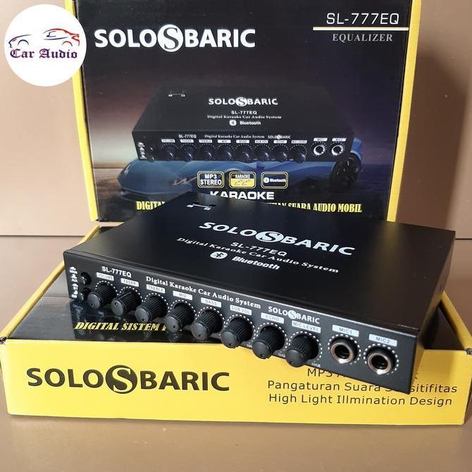 * PARAMETRIK EQUALIZER BLUETOOTH SOLOBARIC PRE AMP KAROKE BLUETOOTH *