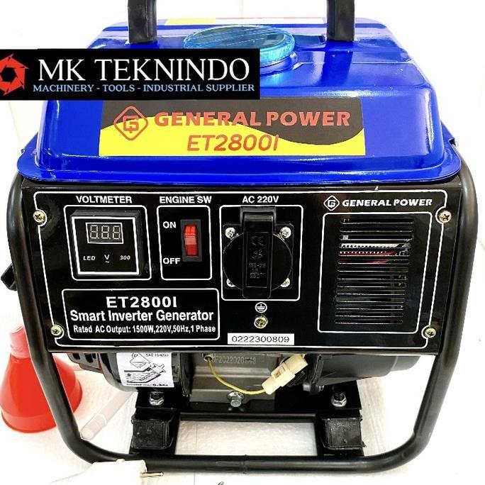 Promo Genset 1500w Bensin 4 Tak Generator Listrik 1500 Watt Inverter General COD