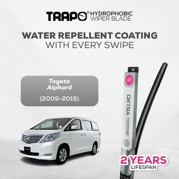 Promo Trapo Hydrophobic Wiper Blade Toyota Alphard (2008-2015) Wiper Alphard COD