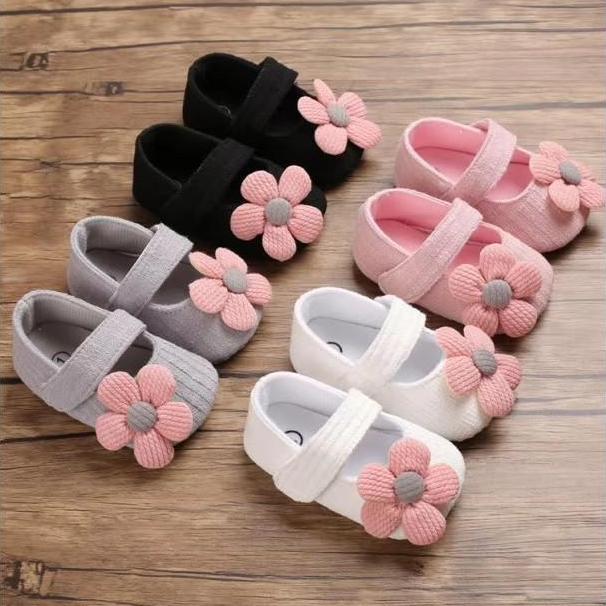 DB32 - Sepatu Bayi Balita PVN Perempuan 0 - 12 Bulan Prewalker Shoes Cewek Cowok Murah