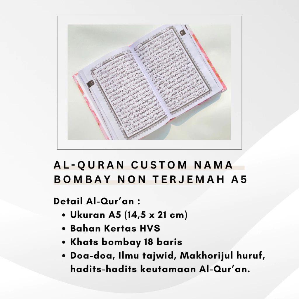 ( Free Custom Nama Dan Foto ) Alquran Wakaf Custom Nama Dan Foto Ukuran A5 Untuk Aqiqah Ulang Tahun