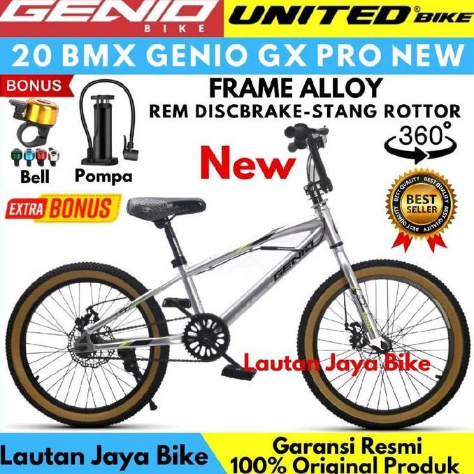 SEPEDA BMX 20 GENIO GX PRO Frame Alloy GX01 BY UNITEDBIKE
