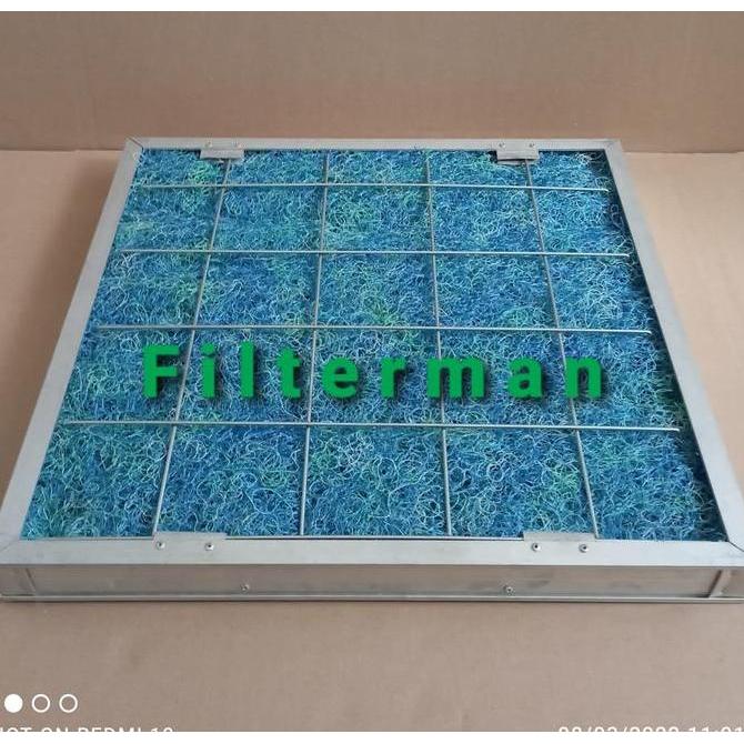 Saringan Udara AHU HVAC Air Filter G4 Poly Yarn Depth-Web Washable Panel Frame