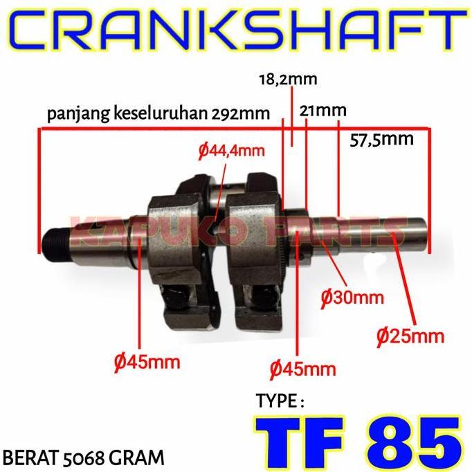 Promo TF 85 CRANKSHAFT UNTUK MESIN DIESEL YANMAR COD
