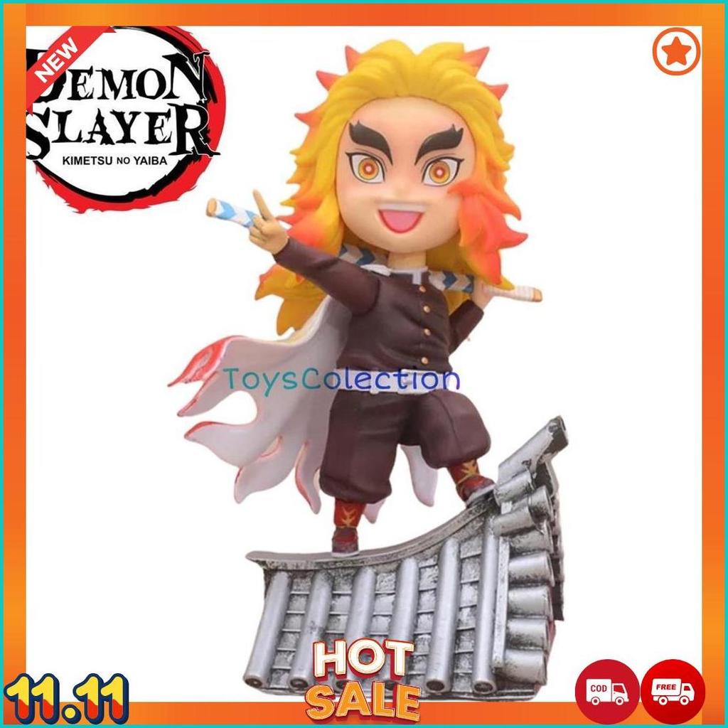 Action Figure Rengoku Kyoujurou Kimetsu No Yaiba Demon Slayer Roff House Stand Q Ver. Topper Cake Ma