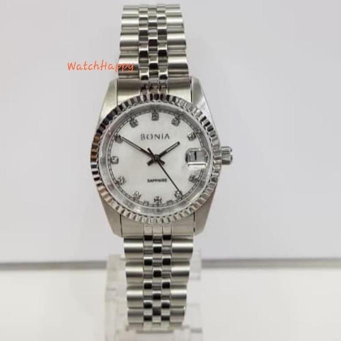 Bonia BNB10550-3357 BNB 10550 BNB10550 Ladies FullSilver 100% Original