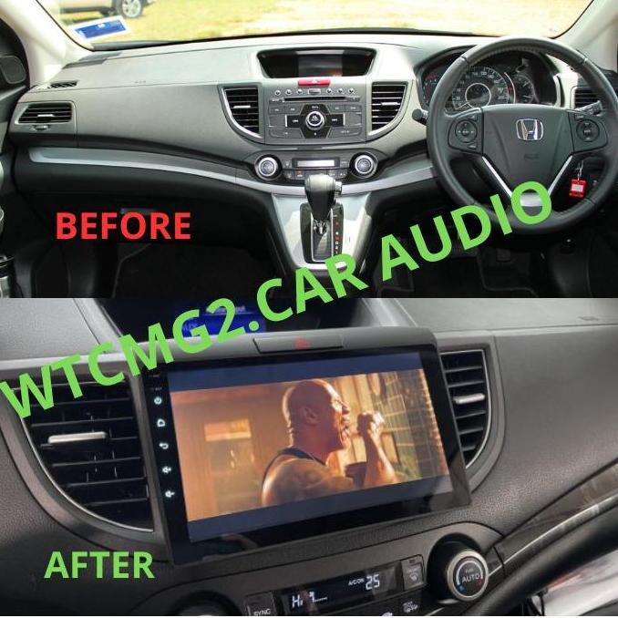 OK FRAME HEAD UNIT ANDROID 9 INCH CRV GEN 4 + CANBUS 2012 -2017 *