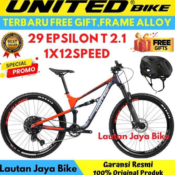 SEPEDA MTB UNITED ESPILON T2.1 NEW sepeda fullsus