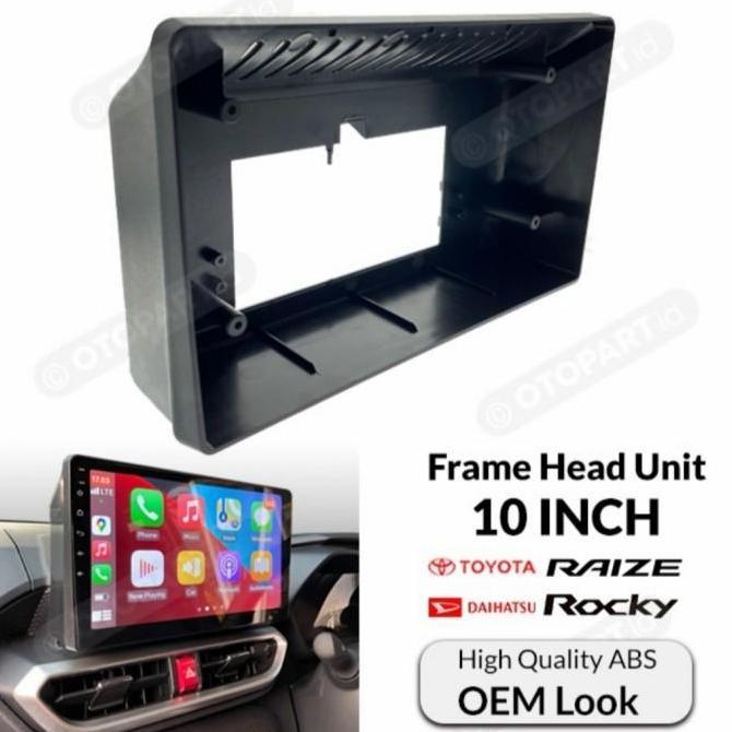 VIRALL FRAME RAIZE 10 INCH HEAD UNIT ANDROID TOYOTA RAIZE DAIHATSU ROCKY ''