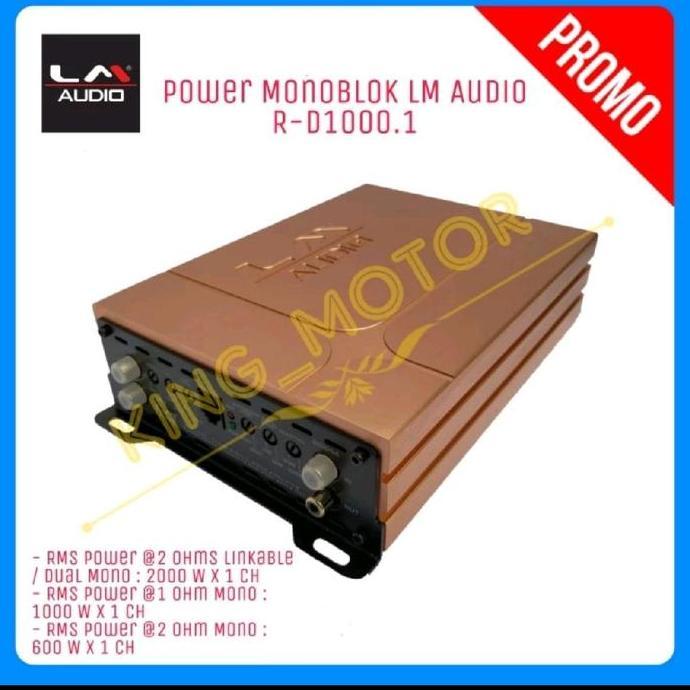 OK POWER MONOBLOK LM AUDIO R-D1000.1 //