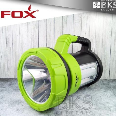Senter Fox 671 Senter Besar Led Super Terang Senter Cas Emergency Emerjensi Senter Genggam
