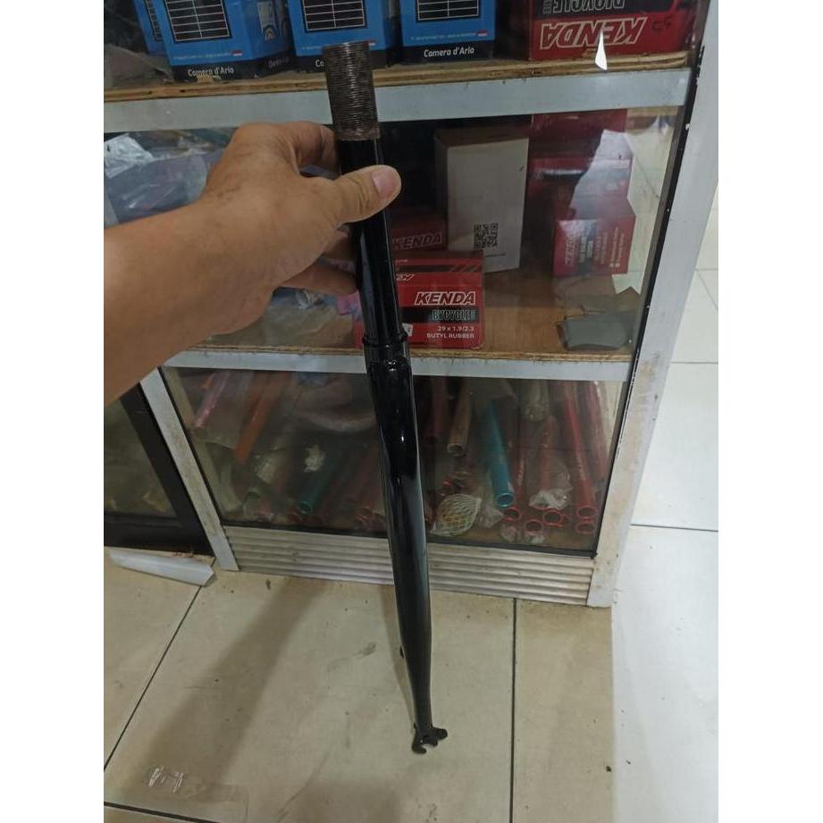 fork sepeda fixie 700c model classic bahan besi ukuran standar drat insert adaptor stem 22.2