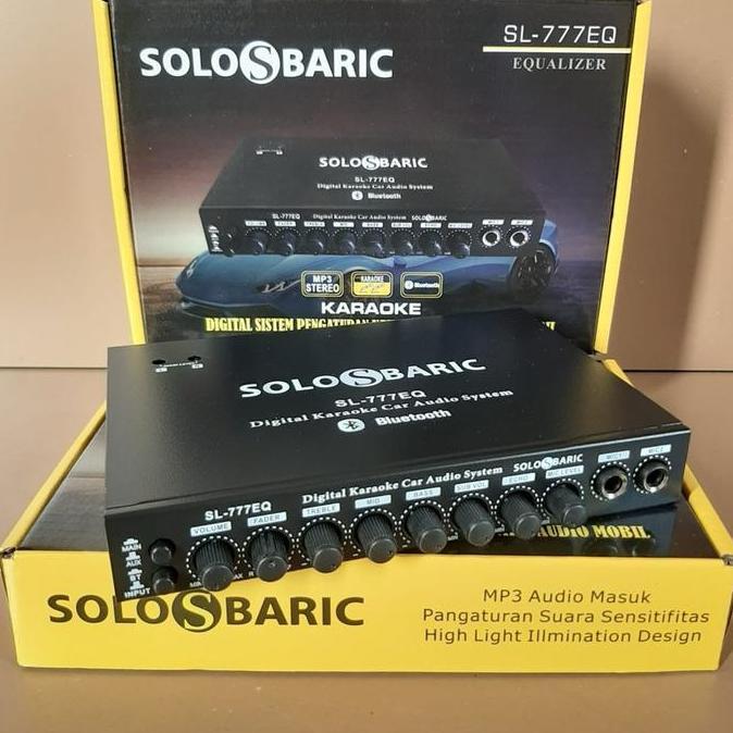 FYP PREAMP ATAU PARAMETRIK KAROKE/KARAUKE BLUETOOTH SOLOBARIC SL 777 EQ PARAMETRIK AUDIO MOBIL PARAM