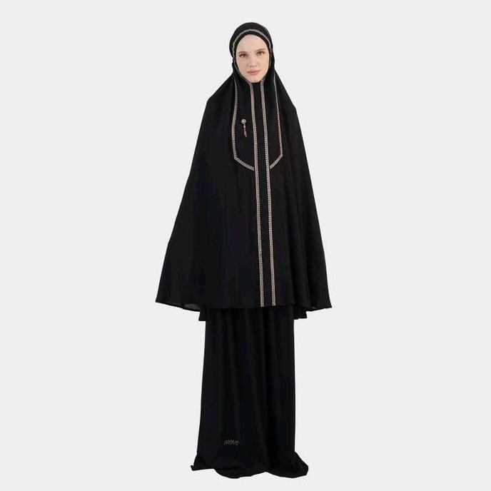 Promo N4934 - Mukena Polos Hikmat Fashion Original Diskon