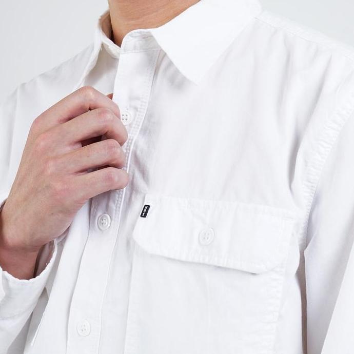 M.Gee Kemeja Pria Lengan Panjang Outdoor Mgee Camper C006 White