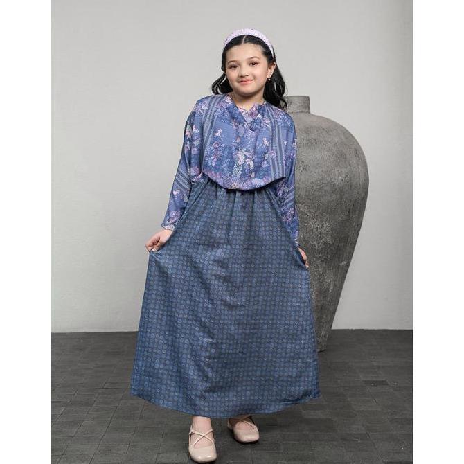 Kami Lyra Gathered Kids Dress Anak Perempuan