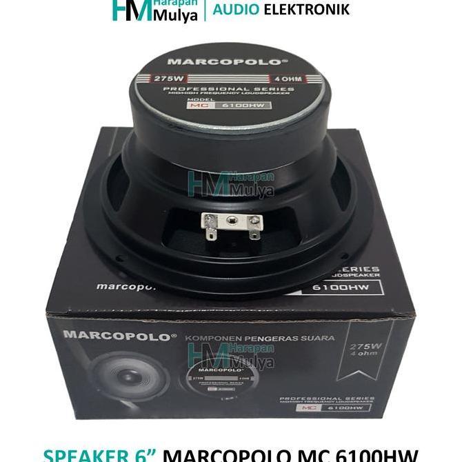 Jdg- Speaker Fullrange 6" / Full Range 6 Inch Marcopolo Mc 6100Hw