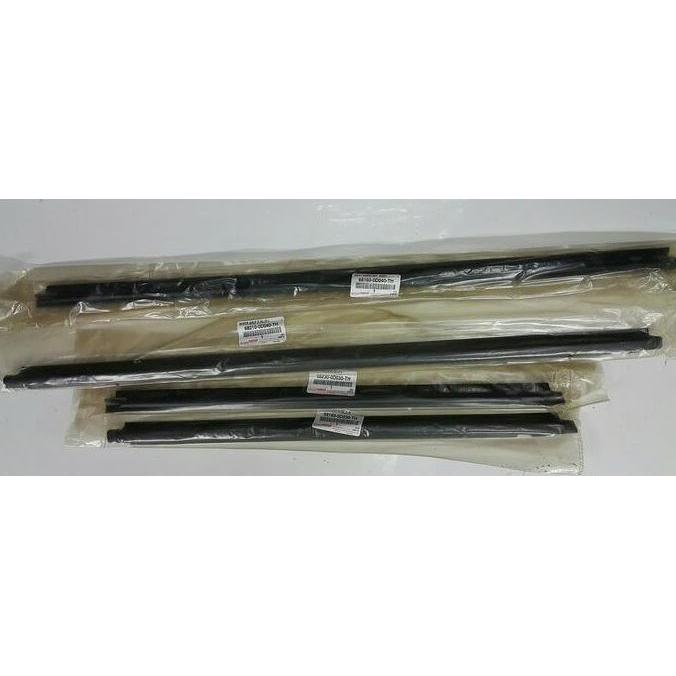 Pelipit Kaca / Karet Kaca / Weatherstrip Vios Old Original