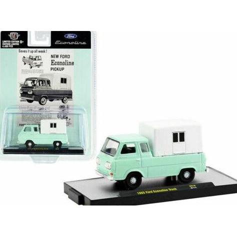 M2 Machines 1965 FORD ECONOLINE TRUCK CAMPER SHELL GREEN & WHITE