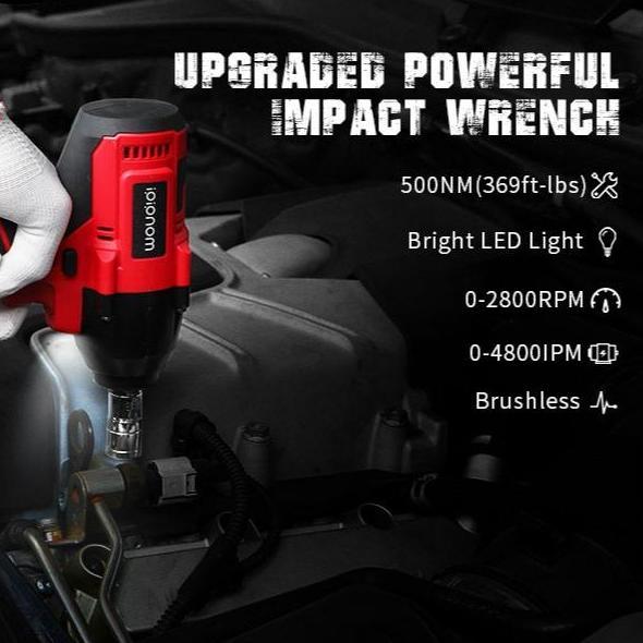 Cordless Impact Wrench 98V Brushless 98V Bor Obeng Kunci 98 Volt Mesin  Multi Fungsi Mesin Bor / 150