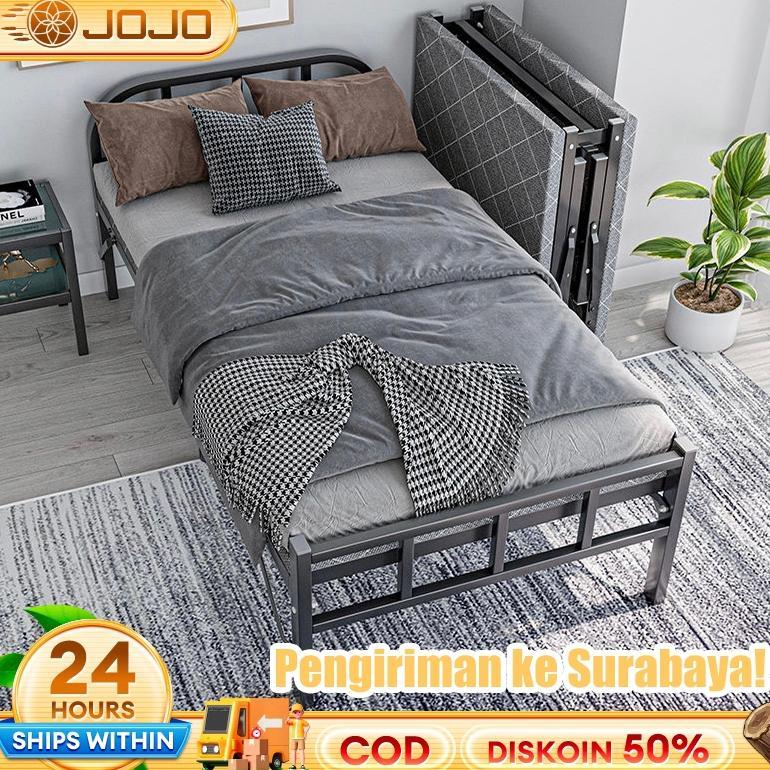 Tempat Tidur Lipat Ranjang Lipat Ranjang Besi Lipat Ranjang Lipat Tidak diperlukan instalasi