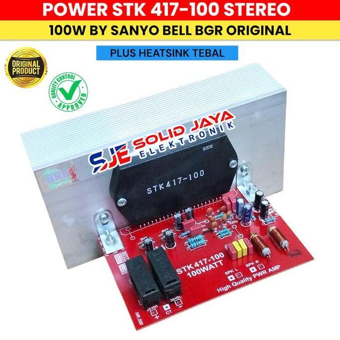 KIT POWER STK 417-100 STEREO 100W SANYOO AMPLIFIER STK417 100 W WATT STK463 STK465 463 465 140W  STK