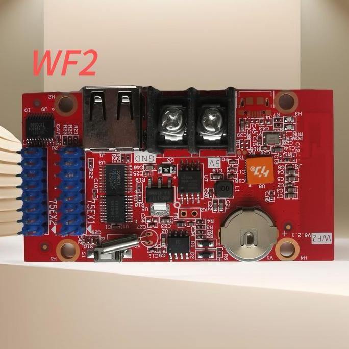 Led running text controller huidu WF2 hd-WF2 wifi full color TERBAIK