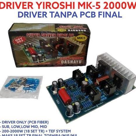 Kit Super Driver Power Biopolar MK5 Amplifier 2000Watt Mono Audio System DSY 003 TERBATAS