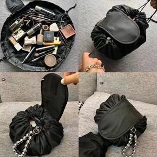 Organizer Bag Large Make up Bag Cosmetic Bag Large Tas Make Up Serut Besar Tas Make Up Besar Tas Kos