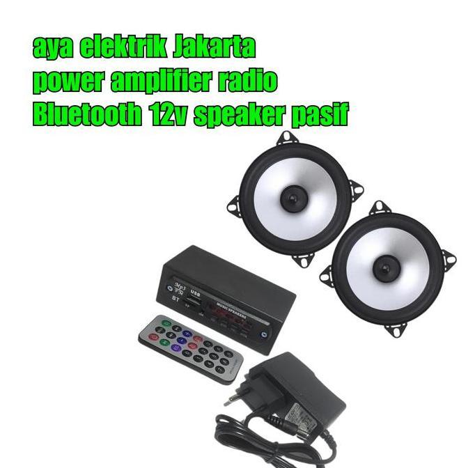 power amplifier bluetooth mp3 player fm usb ampli mini 12 volt stereo MURAH