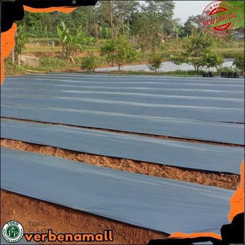 Mulsa Plastik Mulsa Hitam Perak 1 Roll 5 kg - Tebal Kuat Bagus Murah Elastis Grosir