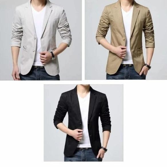 jas pria blazer pria semi jas terbaru jaket almamater