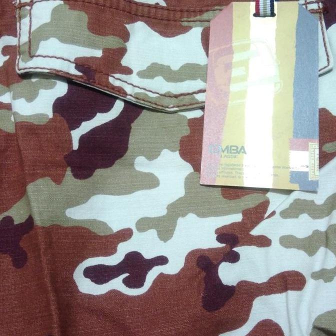 Celana Pendek Cargo Army Emba Brown