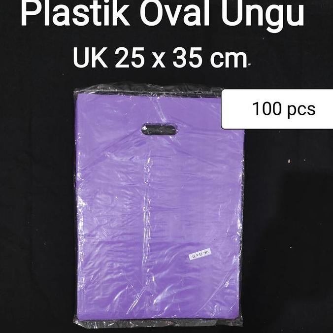 Blocke- Hd Oval Polos Uk 25X35 (Isi 100 Pcs) / Plastik Oval Polos - Plastik Plong/Lubang , Plastik P