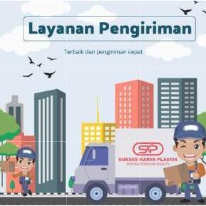 Blocke- 1 Ball Isi 1000 Lembar Karung Plastik 35 X 53 Cm Kualitas Premium, Karung Plastik 35X53 Cm, 