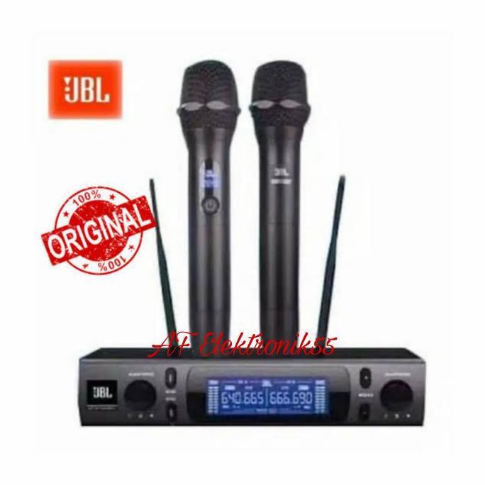 Mic Wireles JBL VM 300 Original ( 2 Mic Handhel )