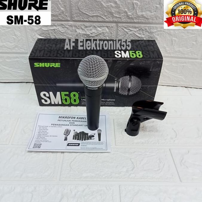 Microphone mic kabel shure SM 58 ( ORIGINAL )