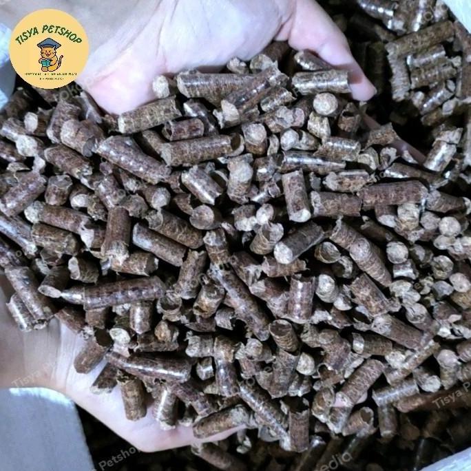 Wood pellet/pellet kayu /pelet kayu 25 KG/ Pasir Kucing Anjing Kelinci