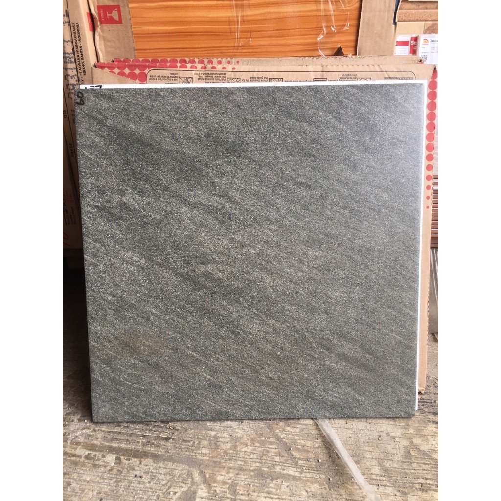 keramik 40x40 cemento black kasar hitam arwana concordia black