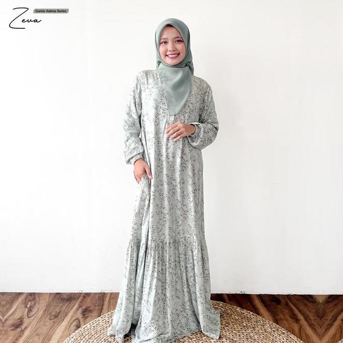 BEST SELLER GAMIS DEWASA ADENA SERIES BY GAMISA.ID BAHAN RAYON VISCOSE PREMIUM MOTIF CANTIK KEKINIAN