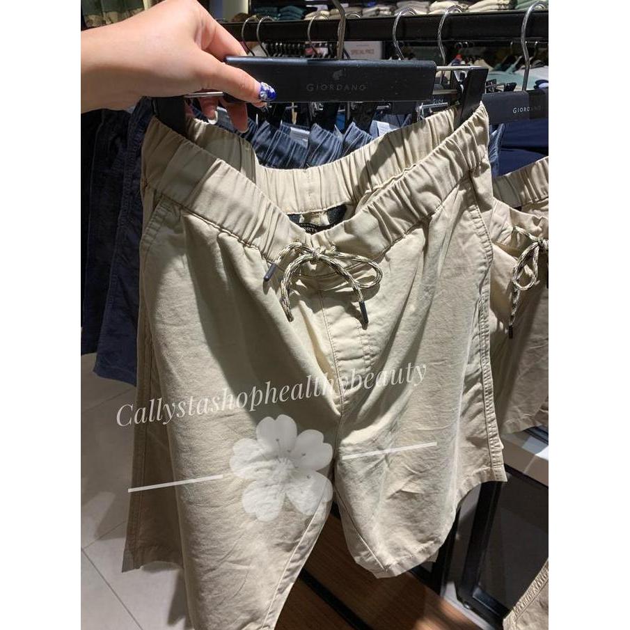 Giordano Celana Pendek Pria Cream New Sale