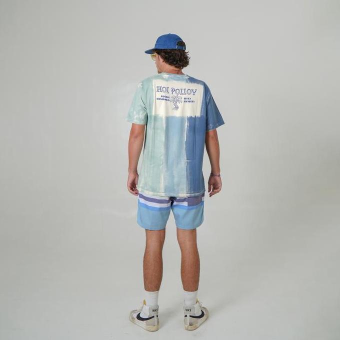 FREE ONGKIR HOI POLLOY - T-SHIRT KAOS PALM SLAY TIE DYE (MULTICOLOR)