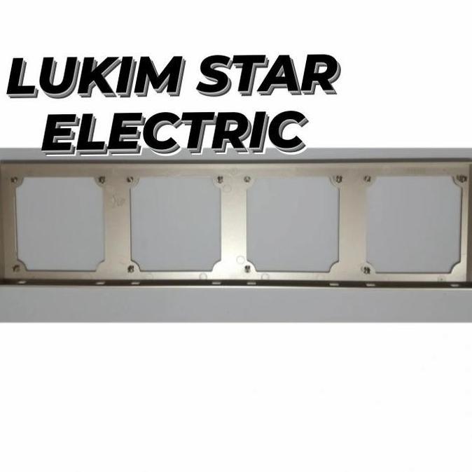 SIMON E6 GREY FRAME 4 GANG / FRAME SAKLAR SIMON E6 GREY 4 GANG 720640-61