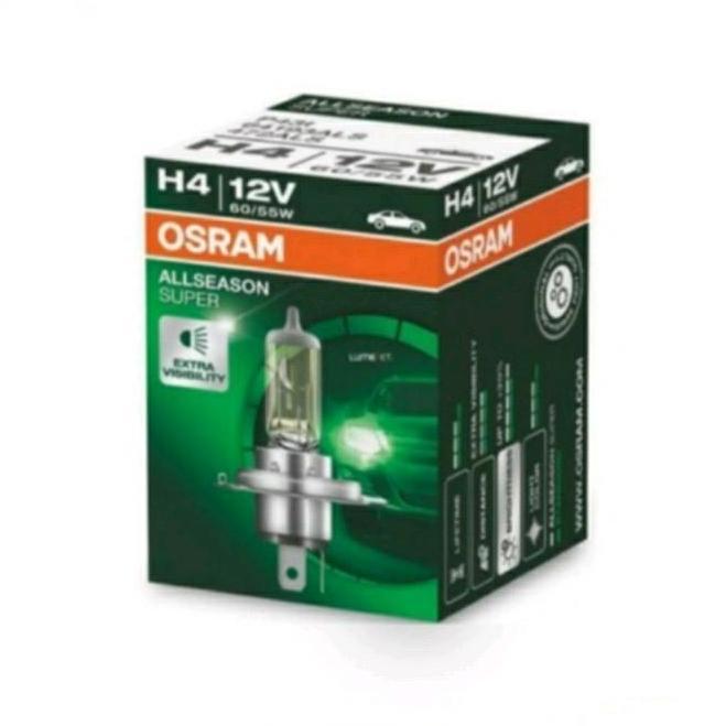 Bohlam Lampu Halogen Osram H4 All Season Super 12V 60/55W Original Terbaik