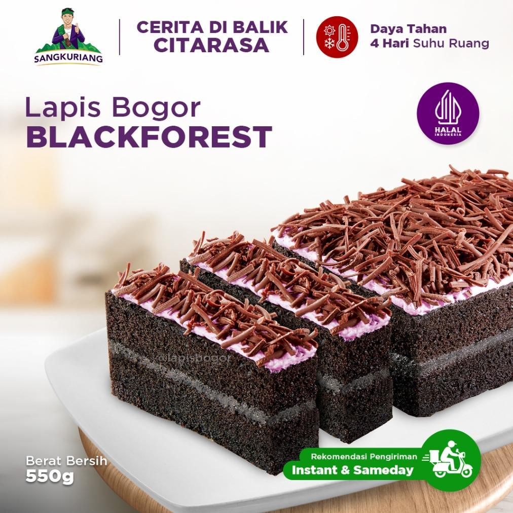 Lapis Bogor Sangkuriang Blackforest - Reguler Pack (550gr) - Oleh-oleh Khas Bogor