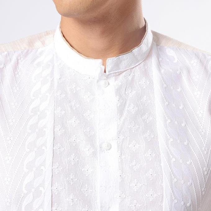 DISKON EDWIN JEANS - KEMEJA KOKO PRIA LENGAN PANJANG HOPKINS KHAKY BAJU MUSLIM PRIA TOP MAN MUSLIM S