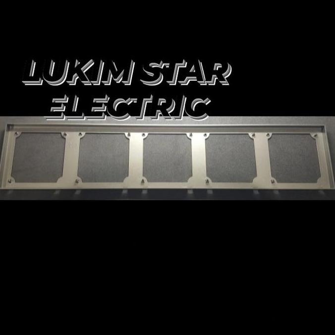 SIMON E6 GREY FRAME 5 GANG / FRAME SAKLAR SIMON E6 GREY 5 GANG 720650-61