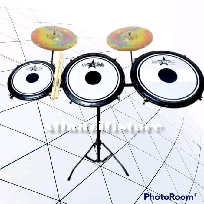 Drum Tam Tam Alat Musik Perkusi dengan 3 Lingkaran Berbeda Ukuran EIG